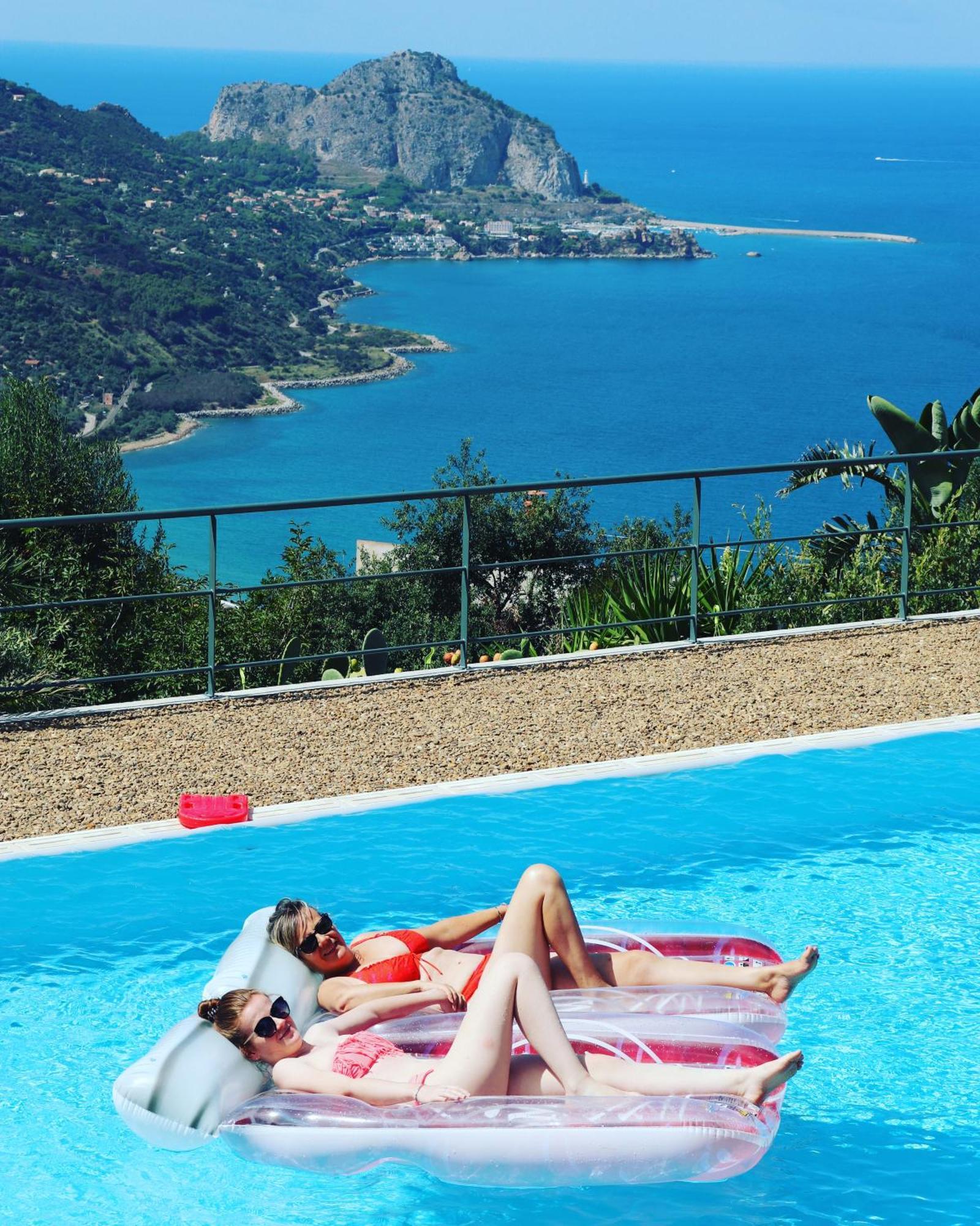 Cefalu Nest Pool House Terrace Sea View מראה חיצוני תמונה